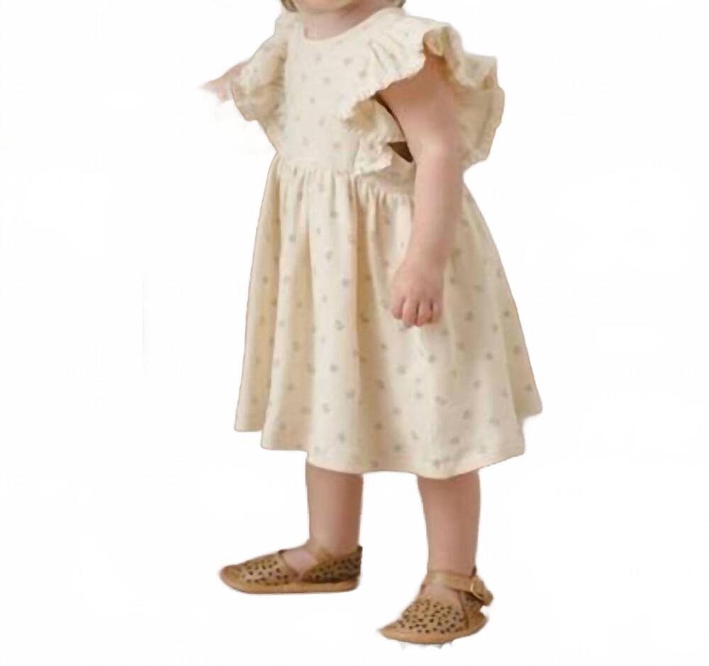 NEW QUINCY MAE girls daisy ditsy dress in mauve